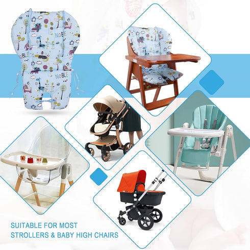 High Chair Pad,high Chair Cover/seat Cushion, Light and Breathable, Soft and Comfortable, Cute Pattern, Suitable