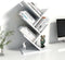 Godferyxin Bookshelf, 5-Tier Book Storage Organizer Shelves, Floor Standing Bookcase for Office Home School Display
