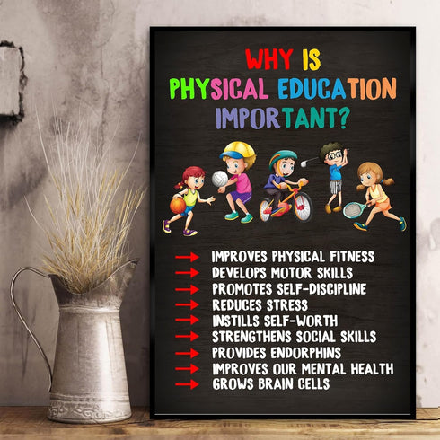 11''x17'' (Set 4 Jinniee Classroom exercise poster Calm Posters and Kids Work Out for Sports Poster Tools collection