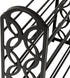 4 SHO-09597 Honey Can Do Tier Butterfly Shoe Rack Black