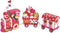 Valentine Tabletop Love Express Train - Cute 3 Piece Set - Valentine's