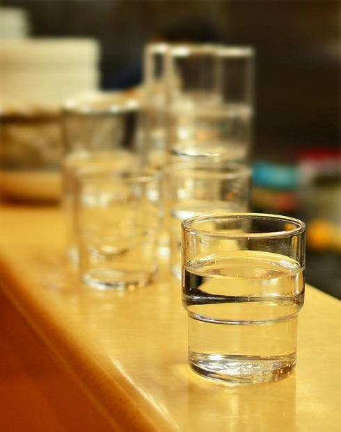 Toyo Sasaki Glass Tumbler, HS Stack Tumbler - 6.8 fl oz (200 ml), Set of 6, Made in Japan