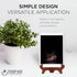 Tripar 9 Inch Wooden Plate Display Stand, Picture Easel Stand