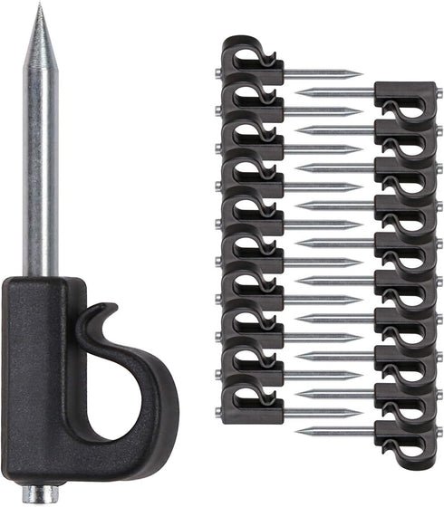 SELEWARE 20 Pieces Q-Hanger, Home Christmas Lights Hanger Hooks for Outdoor Wire and Fairy Lights