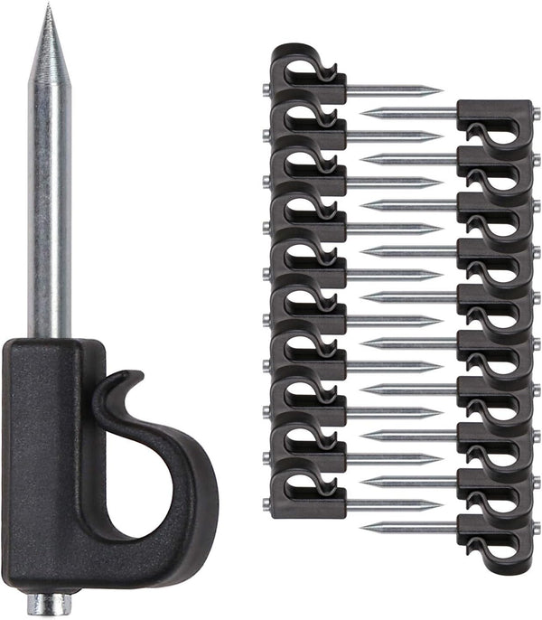 SELEWARE 20 Pieces Q-Hanger, Home Christmas Lights Hanger Hooks for Outdoor Wire and Fairy Lights