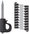 SELEWARE 20 Pieces Q-Hanger, Home Christmas Lights Hanger Hooks for Outdoor Wire and Fairy Lights