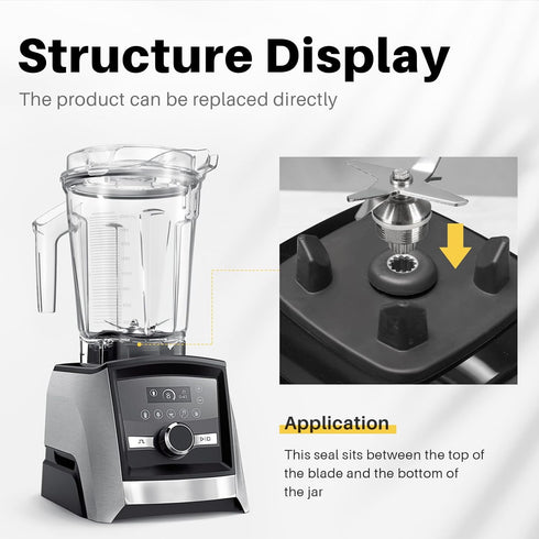 Vitamix Blender Wet Blade Replacement, Compatible with 5200 Series Blender Mixer 64oz and 32oz Containers