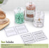 AOZITA 3 Pack Qtip Holder Dispenser for Cotton Ball, Cotton Swab, Cotton Round Pads, Floss - 10 oz Clear Plastic Apothecary Jar Set for Bathroom Canister Storage Organization, Vanity Makeup Organizer
