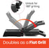 Elite Gourmet EPN160 Compact Electric Panini Press - Multifunctional Contact Grill, Lightweight, Black