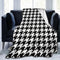 Perinsto Houndstooth Pattern Throw Blanket Ultra Soft Warm All Season Decorative Fleece Blankets