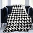 Perinsto Houndstooth Pattern Throw Blanket Ultra Soft Warm All Season Decorative Fleece Blankets