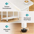 3 AOODA Narrow Nightstand with Drawers, Tier Skinny Bedside Table for Bedroom, Slim Living Room End Tables with Storage