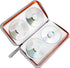 CD Case Holder, 80 Capacity Hard Plastic CD/DVD Storage Binder for Car, Home, Office, Travel (Orange)