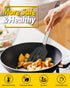 Pack of 4 Silicone Cooking Utensils Set, Non-Stick Large Solid Spatulas, BPA Free Kitchen Turners for Frying, Mixing