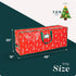 Handy Laundry Christmas Tree Storage Bag - Stores 7.5 Foot Artificial Xmas Holiday Tree, Zippered Bag, Durable Waterproof Material, Carry Handles. Protects Against Dust, Insects and Moisture. by Handy Laundry