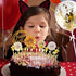 BEAN LIEVE Birthday Candles Set - Cake Topper Decoration with Confetti Balloon Stars and Cupcake Toppers, 12 Pieces