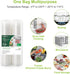 Bonsenkitchen Vacuum Food Sealer Rolls Bags, 2 Packs, 11 in x 20 ft, BPA Free, Durable Customized Size Food Bags for