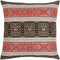 Persian Throw Pillow Covers Red and Black - 16 x 16 Inches