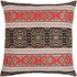 Persian Throw Pillow Covers Red and Black - 16 x 16 Inches