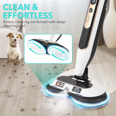 S7000 Shrak,S8201 S8001 S7001 S7201 S7000AMZ S7005 S7020 S7001C (6White) Frescares Magic Sponge Eraser Steam&Scrub Mop