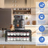 K Cup Holder Organizer for 70 Pods, 2-Tier Coffee Pod Holder for Keurig K-Cup with 2 Sliding Storage Drawers, Frosted