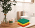 Tukasa Linens 16 Pack 12x12 Inches, Cotton Washcloths for Body and Face, Multipurpose and Lightweight Wash Clothes