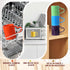 Set 6, 10 oz Pickmesh Colorful Ceramic Coffee Mug of Rainbow Enamel Mugs with Handles, Dishwasher and Microwave Safe