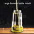 2 in 1 470ml Glass Oil Sprayer & Dispenser, Cooking Oil Spray Bottle for Kitchen, Salad, Baking, BBQ (Black)