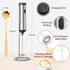 Electric Milk Frother, Handheld USB-charging Foam Maker, Rechargeable Mini Blender and Coffee Frother for Chappccino,