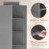 Lifewit 10 Compartments Hat Organizer - 1 Pack Hanging Storage Organizer for Baseball Caps, Holds Up to 40 Hats, Grey