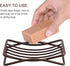 Soap Dish for Shower, Stainless Steel Self-Draining Bar Soap Holder, Easy Cleaning Quick Dry, Bronze