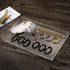 Decorative,16" 12" Countertop,Large Sooyee Clear Acrylic Tray x Plastic Serving Trays for Coffee