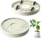 REDHUGO 2PCS Round Plant Caddy with Hidden Wheels, Heavy Duty Rolling Plant
