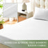 3D 8''-21'' Waterproof Mattress Protector California King Size, Premium Bamboo Viscose Noiseless Air Fabric Natural