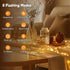 8 2 Pack 16FT 50LED HXWEIYE Rechargeable Fairy Lights Battery Operated, DIY Timer & Modes, Twinkle String Lights