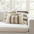 Set 2 20x20 Inch MIULEE of Coco Brown Boho Decorative Pillow Covers Farmhouse Rustic Couch Throw Pillows Modern Spring