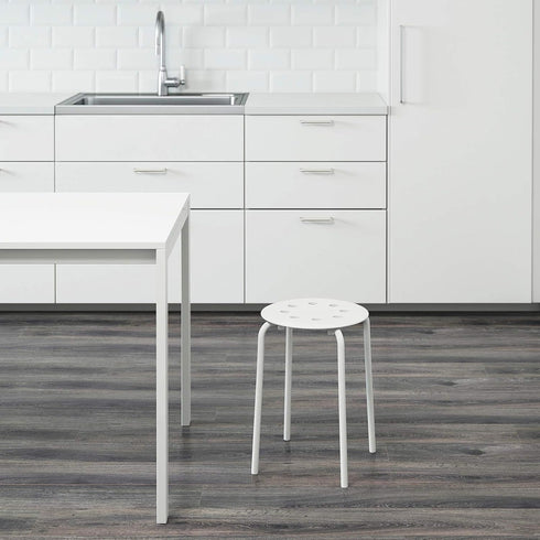 IKEA 32 cm (12 5/8 Marius Stool, White, '')