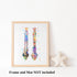 Dignovel Studios 11X14 DN529 Unframed Human Spine Bone Anatomy Medical Doctor Watercolor Art Print Poster Housewarming