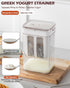 Tendiren 19oz/562ml Juice(1Pack) Yogurt Strainer, Thick Greek Yogurt Milk Filter, Food Strainer, Greek Yogurt Strainer