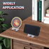 6 Pack Acrylic Easel Stand for Display, Plastic Sports Card Holder, Coin Display for Books, Pictures