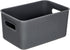 Baobab Multi-purpose Storage Basket, Medium with 5 Litres Capacity, Grey Anthracite, 18.1 x 27.2 x 13