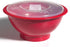 Norpro Microwave Popcorn Popper, 10.5" x 5" x 10.5", Red with Clear Lid