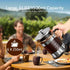 51oz 304 4 QUQIYSO French Press Coffee Maker Stainless Steel French Press with Filter, Heat Resistant Durable, Easy