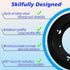 2 Packs 8'' 5/16''Thick Lazy Susan Hardware, Heavy Duty Turntable Bearing Swivel Pate for Rotating Table, Book Case