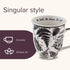 Karma Gifts 16 oz Black and White Boho Mug Beetle, Cute Ceramic Coffee and Tea Mug
