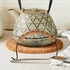 Hemoton Ceramic Teapot Handle, Adjustable Rope Wrapped U-Shape Replacement for Chinese Teapot