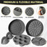 EM 5-Pack Air Fryer Silicone Liners - Includes Silicone Mitts, Egg Bites Tray & More for 3-5 Quart Fryers