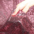 PartyDelight Sequin Tablecloth Fuchsia Pink Sparkly Table Cloth Overlay Square 50"x50"
