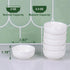 Set of 6 White Porcelain Pinch Bowls, 2.3oz Small Bowls for Meal Prep, Sauces, Dippings, Snacks