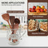 Coffee Pods Storage Basket for 35 K Cup Organizer, Decorative Holder for Coffee Bar Countertop - White.